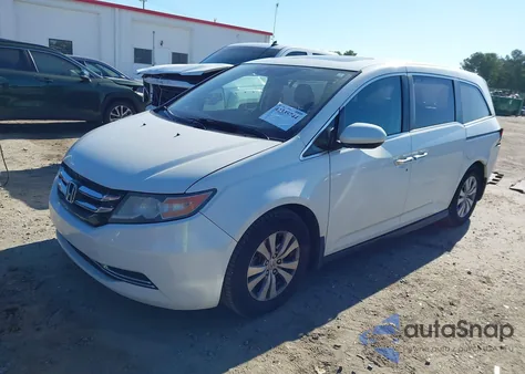 2015 Honda Odyssey Ex-L z USA, uszkodzony, nr VIN 5FNRL5H67FB118657